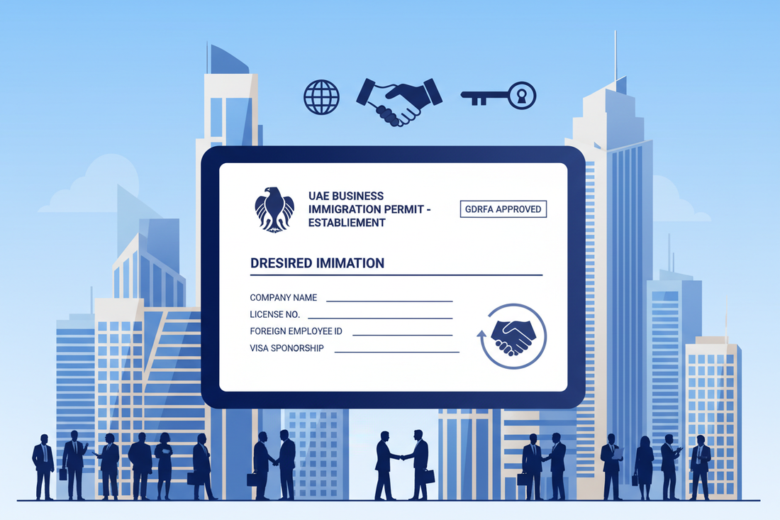 How to apply Establishment Immigration Card in Dubai (New & Renewal)