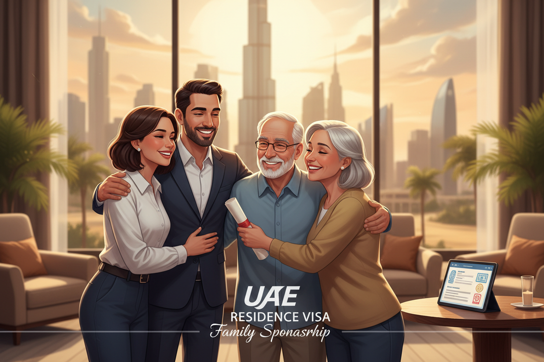 How to Sponsor my Parents on Residence Visa in UAE?