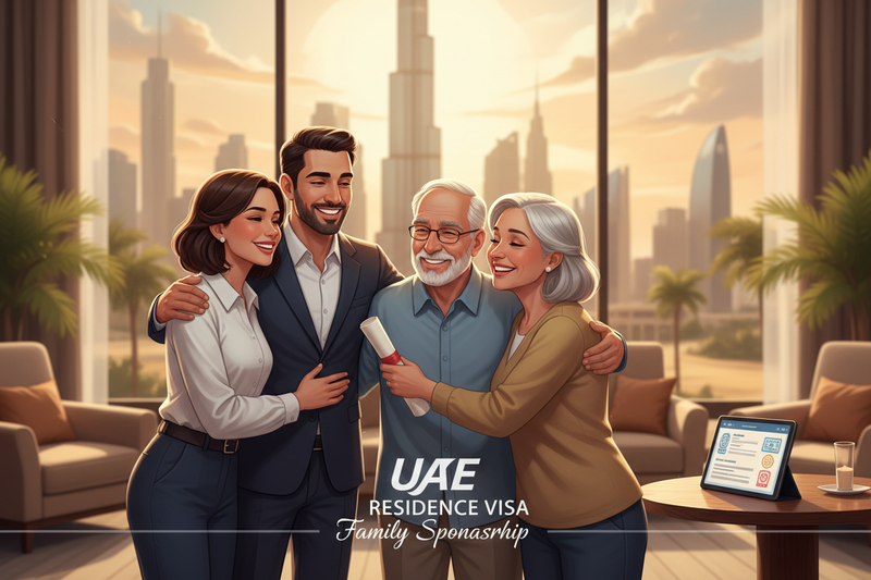How to Sponsor my Parents on Residence Visa in UAE?