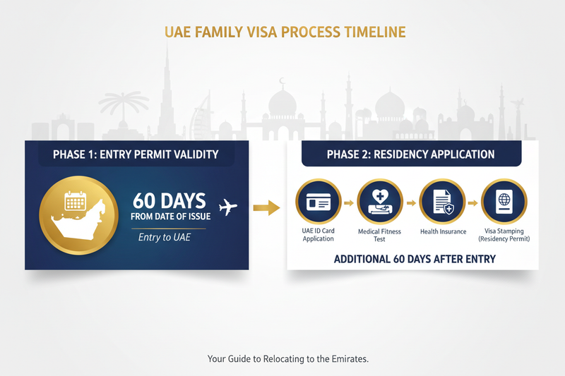 How to apply Family Visa Stamping (After Entry/Status Change) in Dubai?