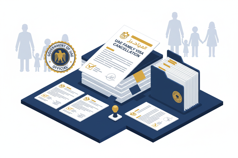 How to Cancel my Family Residence Visa in Dubai (Inside & Outside)