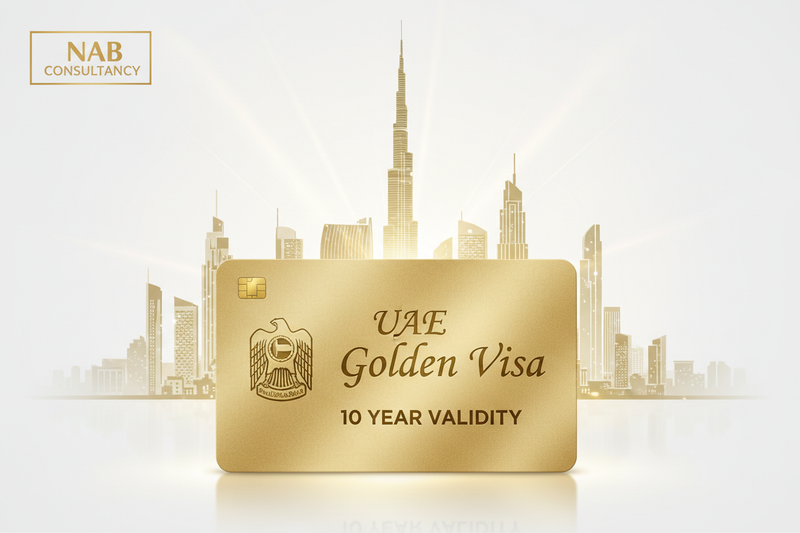 Now Apply Golden Visa UAE through NAB Business Consultancy
