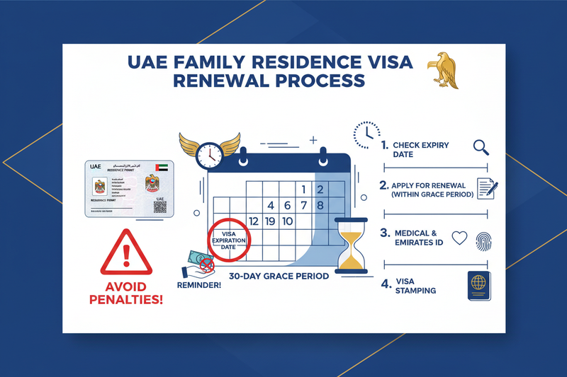 Renewing Family Visa (Resident Sponsor) Dubai