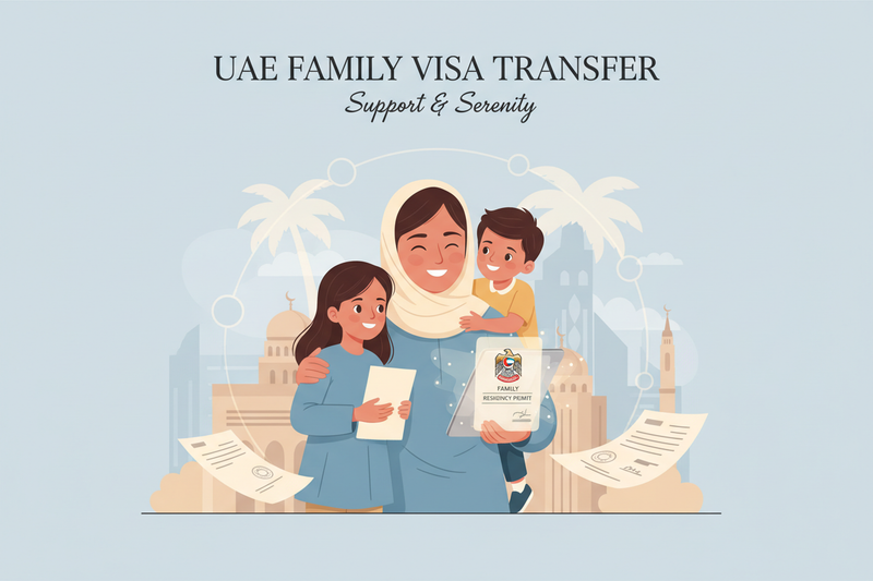 How to transfer child’s visa sponsorship from father to mother in Dubai?