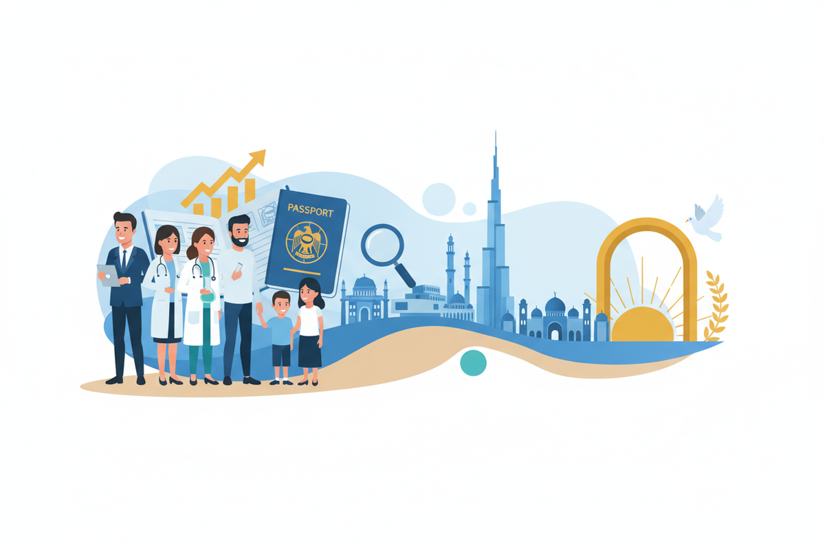 Illustrated Golden Visa Services Banner