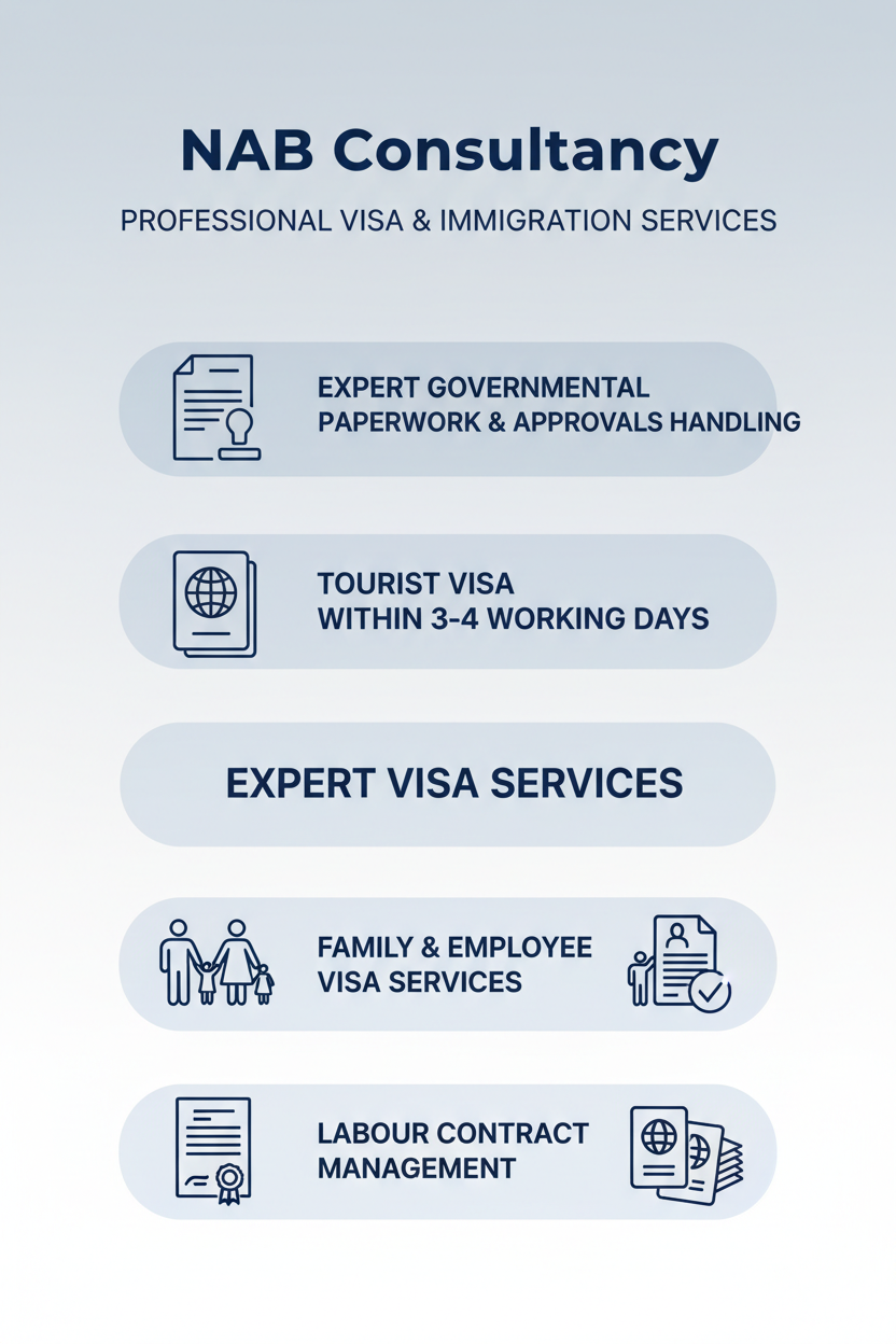 Professional NAB Consultancy Visa Services Banner